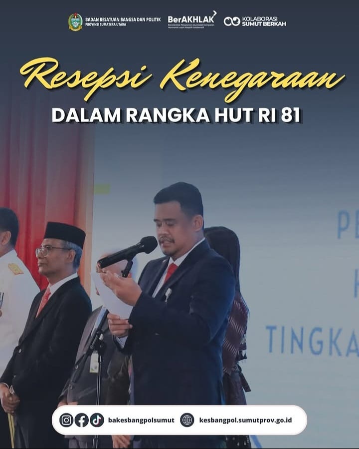 RESEPSI KENEGARAAN DALAM RANGKA HUT RI 81