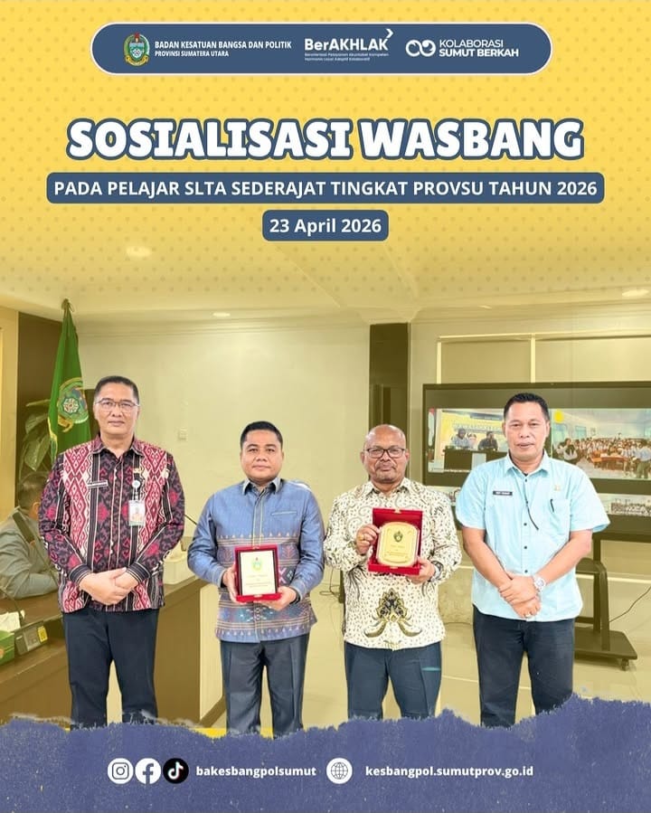 SOSIALISASI WASBANG ( Pada Pelajar SLTA Sederajat Tingkat Provsu Tahun 2026 )
