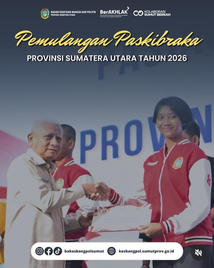 PEMULANGAN PASKIBRAKA PROVINSI SUMATERA UTARA TAHUN 2026